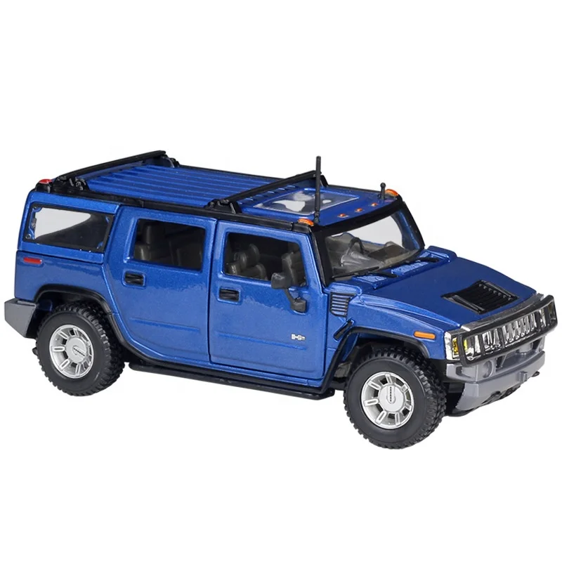 2003 Diecast Model Cars 1:27 HUMMER H2 SUV Classic Car Models Simulated Alloy Car Model Collection Display Gifts Toy Wholesale