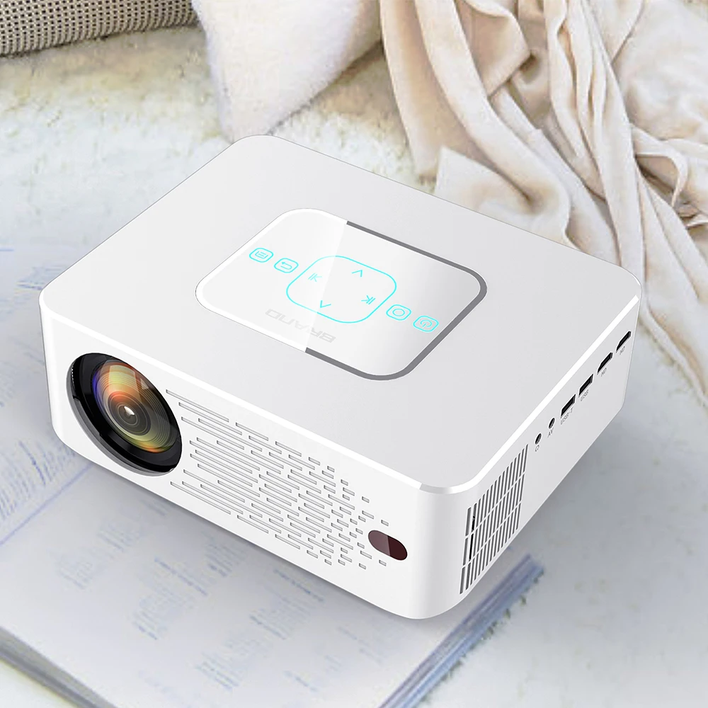Android 9.0 Projector 4K 1080P 300 ANSI Lumens 2+32G RAM ROM 2.4G+5G WiFi  Interactive Projector Full HD LCD Home Theater Beamer