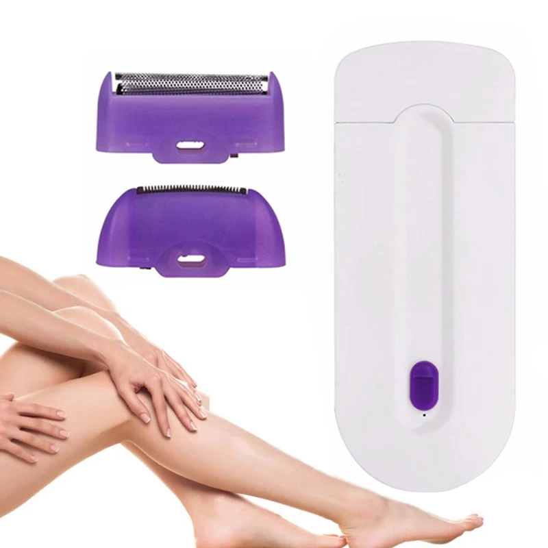 2 in 1 Induction Shaver for Women Hair Removal leg hair trimmer Epilator Razor Instant Sensor Light Bikini Trimmer