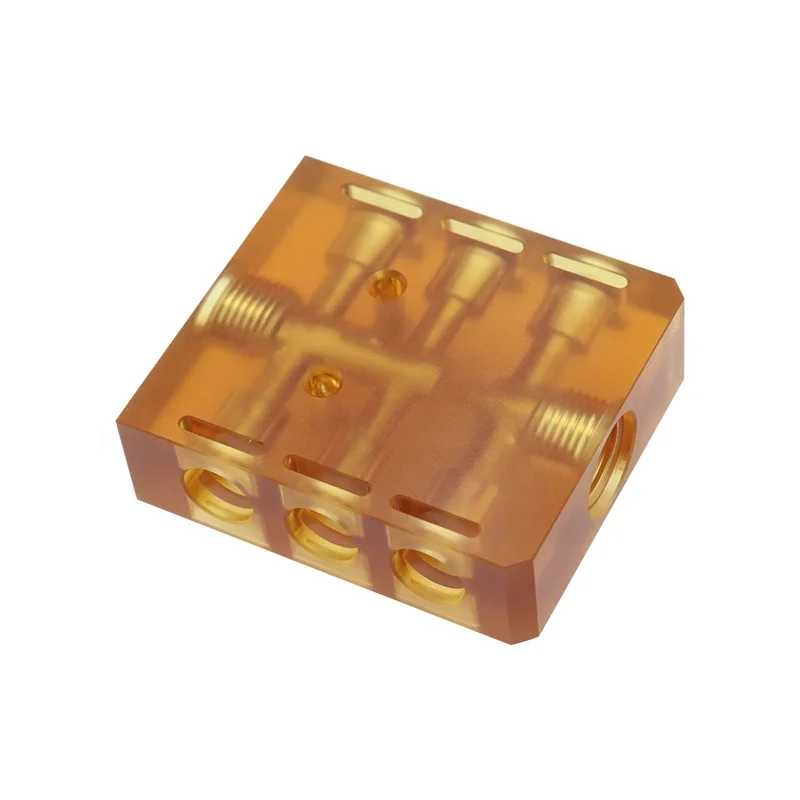 Custom Plastic PEI CNC Milling Parts PEI ULTEM 1000 AMBER CNC Milling Parts PC POM PEI Plastic Manifolds