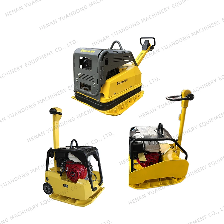 China Customized Soil Compaction Equipment Manual Vibrator Engine Plate Compactor Machine With Gasoline Engines