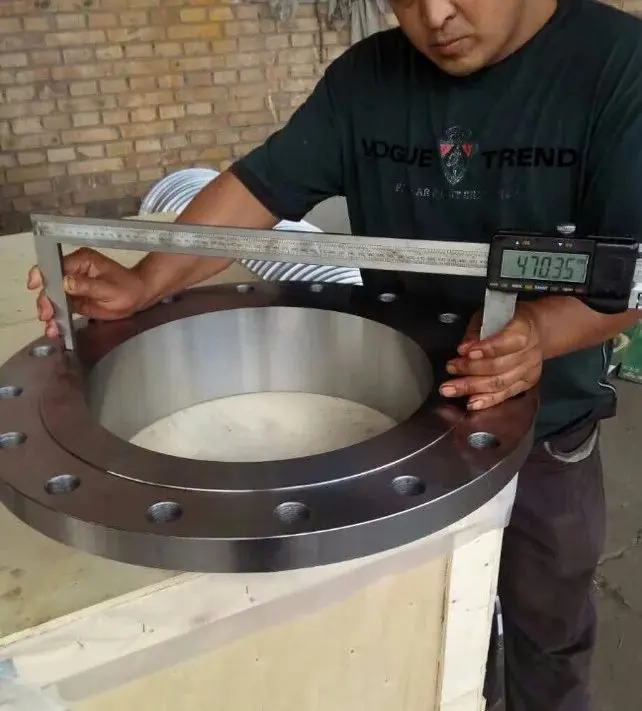 Custom ASME B16.48 carbon steel flange ASTM A105N pn16 Spectacle blind flange