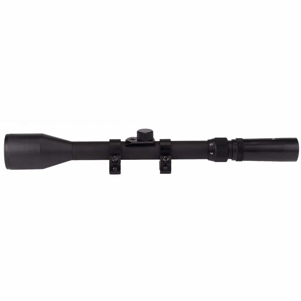 Rifle Scope 3-7X28 Hunting Telescope With Free Mounts & Lens Caps For Recreational Target Shooting Scope