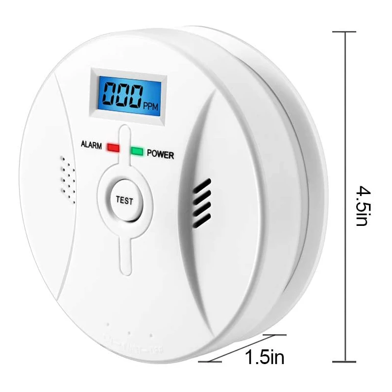 14 YEARS FACTORY 9V Smoke and Carbon Monoxide Detector