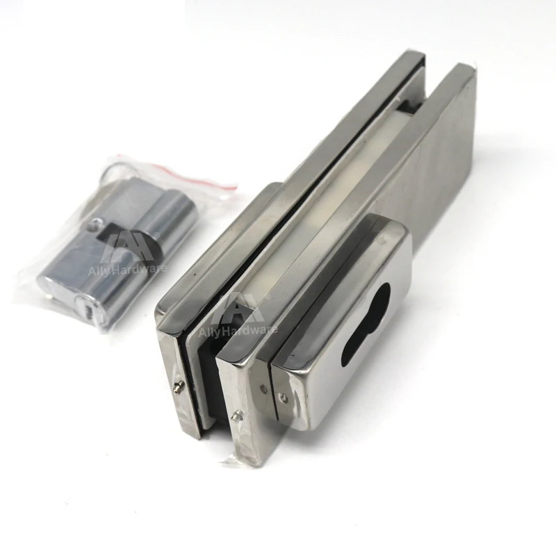 High quality stainless steel tempered glass door accessories patch fittings