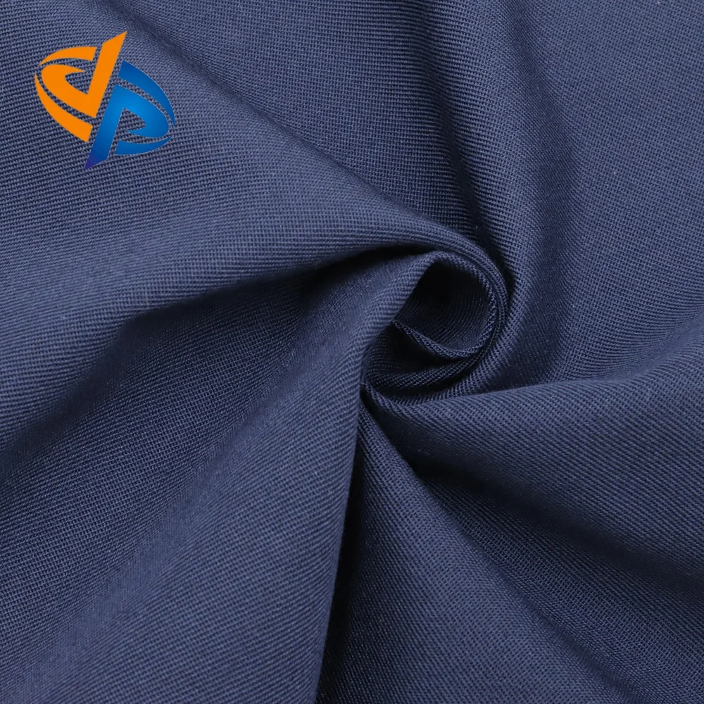 150G No Toxic Gas Anti-static Printed Woven Fireproof IIIA Aramid Blended Fabric For Gas Station Worker