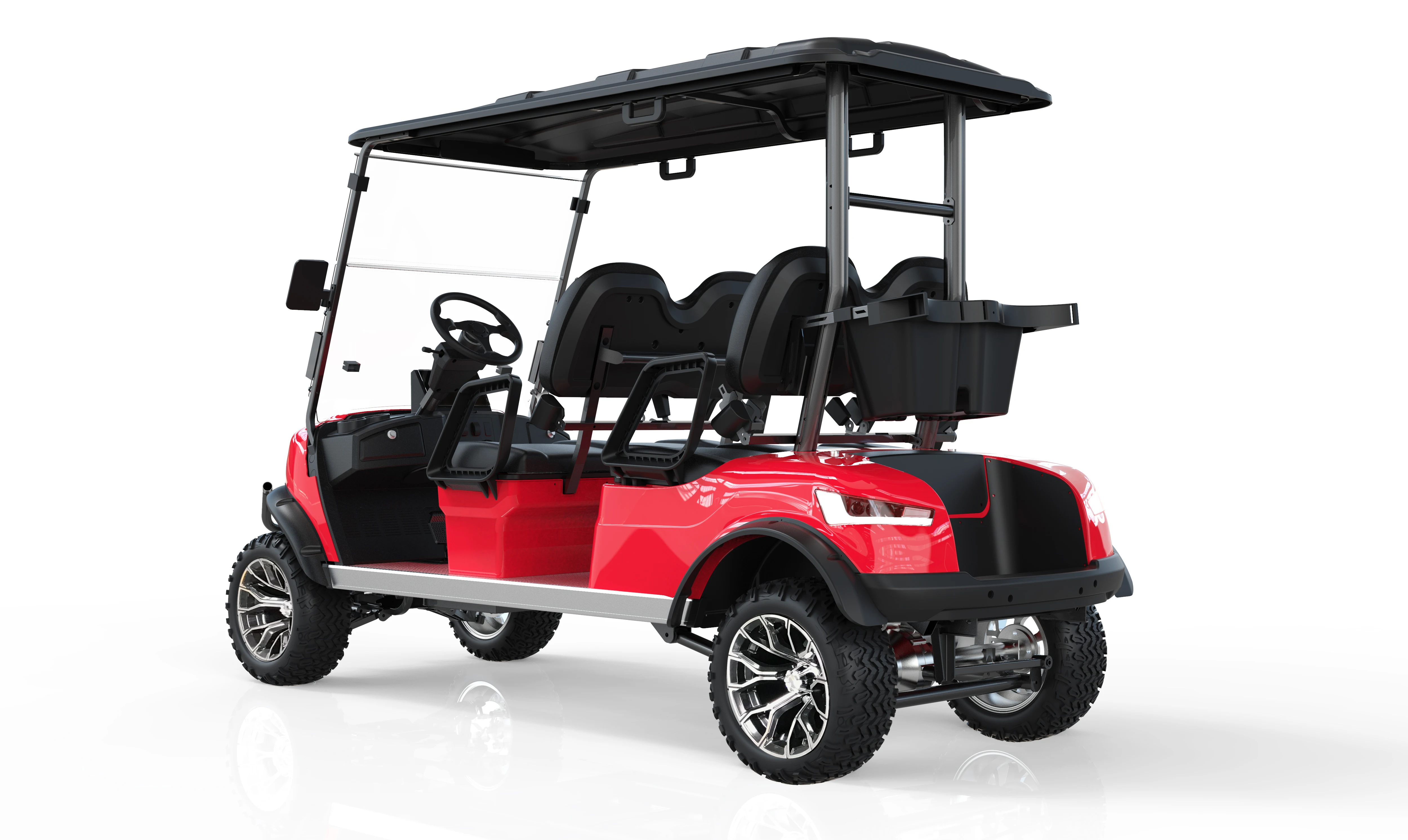 New Launched Wholesale Lead Acid/Lithium Battery Electric Golf Cart 4 Seater Buggy