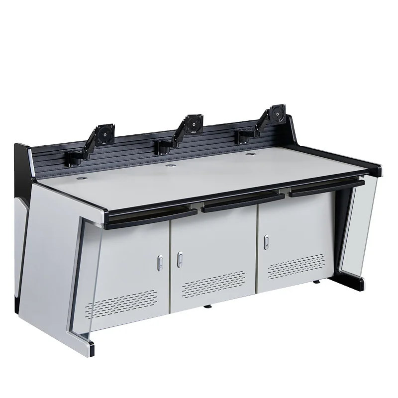 command center security center control room console monitor console table dispatching desk