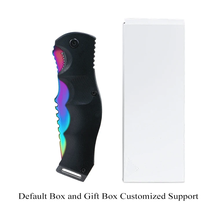 New Design Tactical Knife Stainless Steel Pocket Folding Military Survival Camping Outdoor Hunting Custom LOGO EDC with Clip