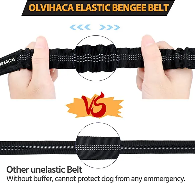 Dog Seatbelt, Upgraded Dog Seat Belt Dog Car Seat Belt for Vehicle Nylon Pet Safety Seat Belts Heavy Duty Durable Car Harness