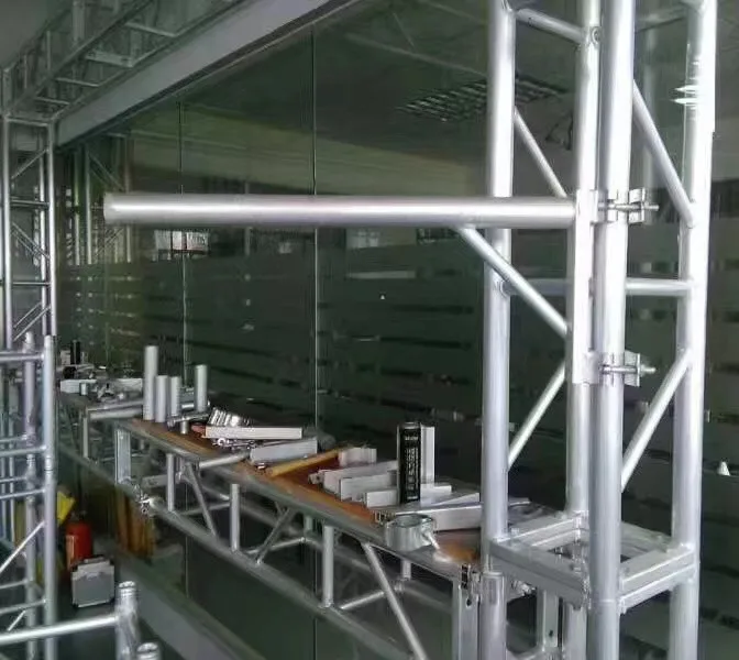 Easy Installation Stable Aluminum Truss Simple Wall Bracket Mobile Truss Lighting Stand for Indoor or Outdoor Event