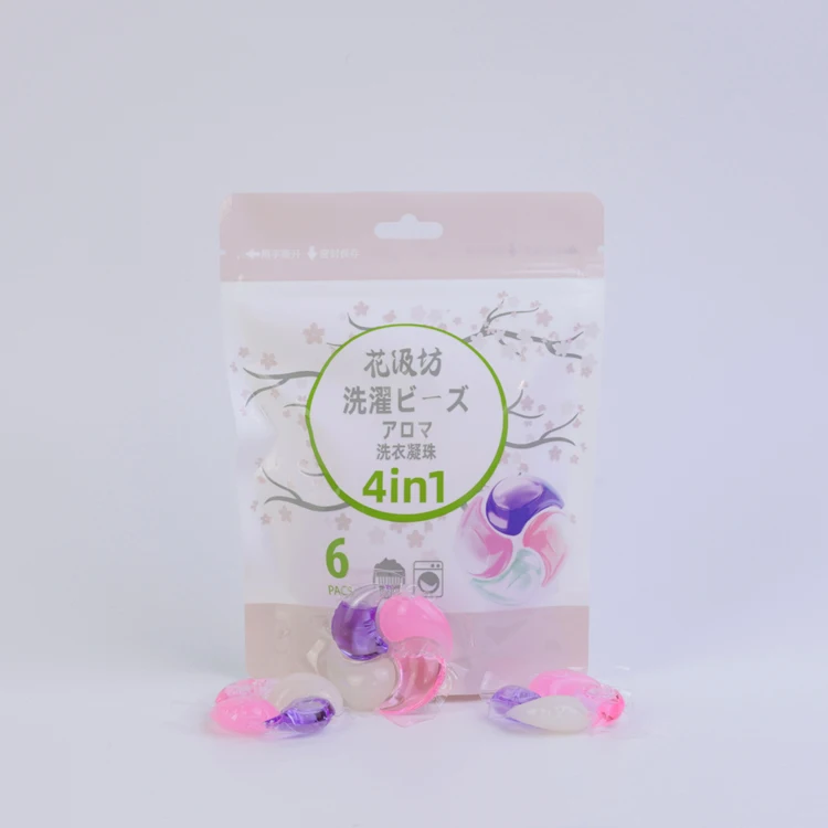 Household daily chemicals gel for laundry  detergent pods capsules soap for washing machine softener for clothes