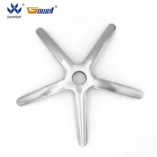 ALA-C19 Best quality most popular aluminum rotatable metal heavy duty universal five star chair base