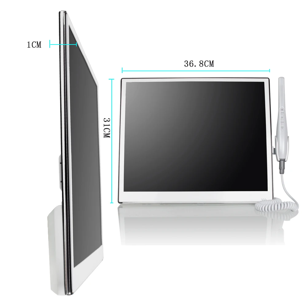 Ultrathin WIFI 8 Million Pixels High-Definition 17' Digital LCD AIO Monitor + Dental Intra Oral Camera 110V/220V