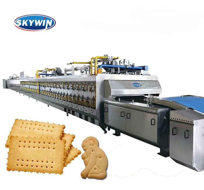 Commercial Machinery Industry Equipment Hard And Soft Biscuit Making Machine For Biscuit Snack Plant
