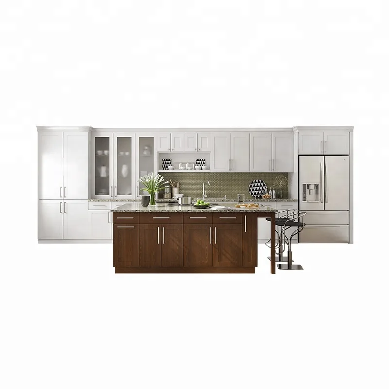 Wholesale from factory, the best modern luxury patent leather modular kitchen cabinets
