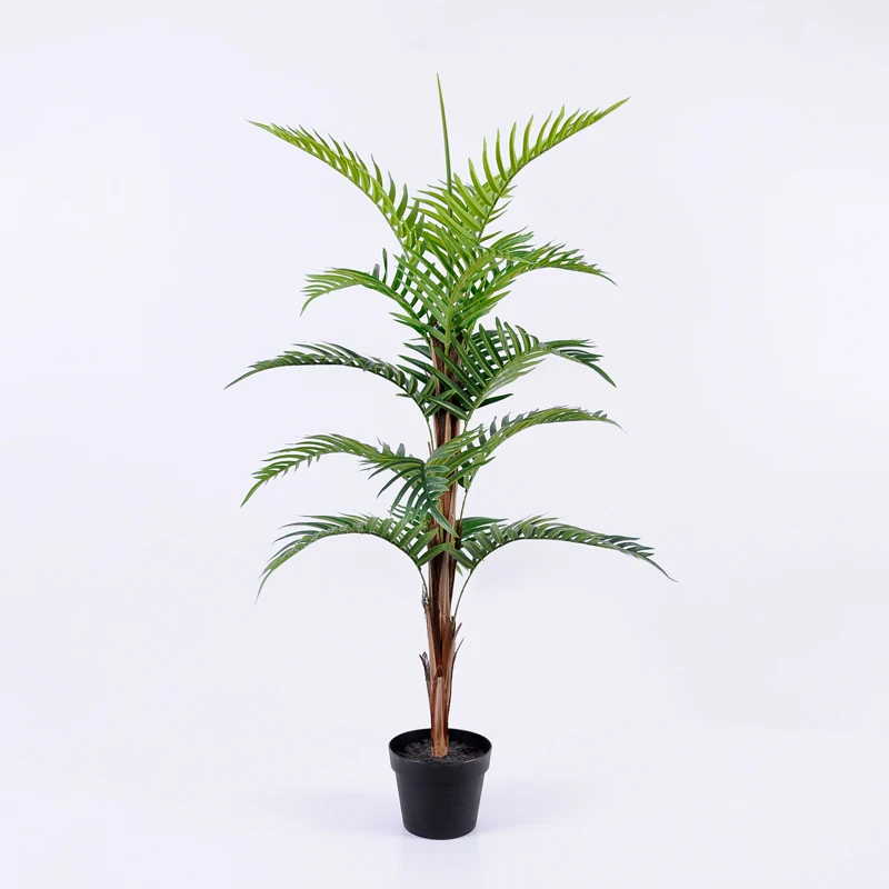 
Artificial Trees indoor Nearly Natura and True palm bark 72*60*124CM Faux Kwai tree in pp pot/lvs15 