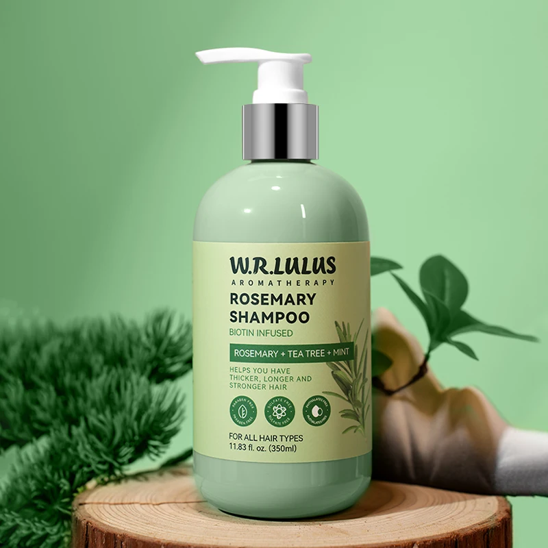 Private Label 100% Natural Hair Nourishing Growth Scalp Gentle Cleaning Rosemary Mint Protien Shampoo and Conditioner