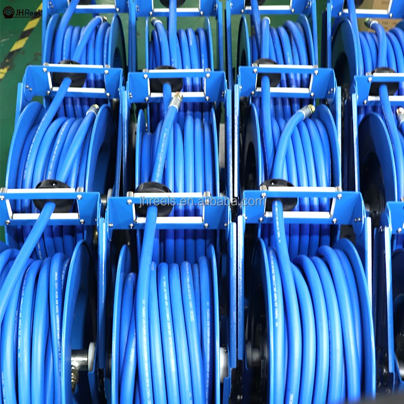 automatic cable reel 10~30m spring driven hose reel retractable air hose reel drum