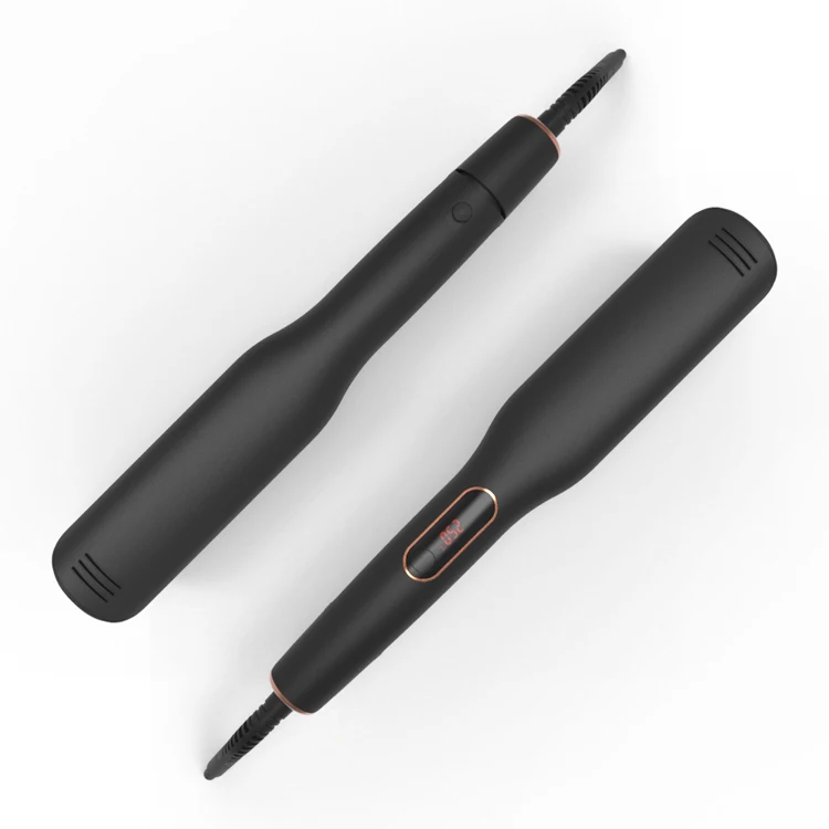 High Temperature Hair Straightener Keratin Repairs Hair  No Burnt Hair Straight And Curly  2 In 1