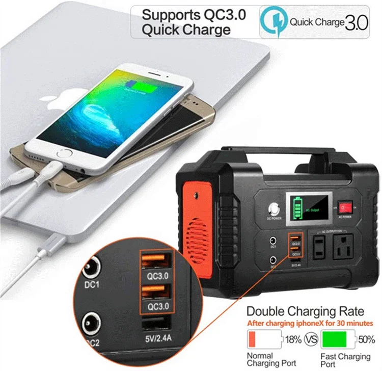 Popular Charging Electric Solar Generator Lithium Battery Uninterruptible Power Supply E200