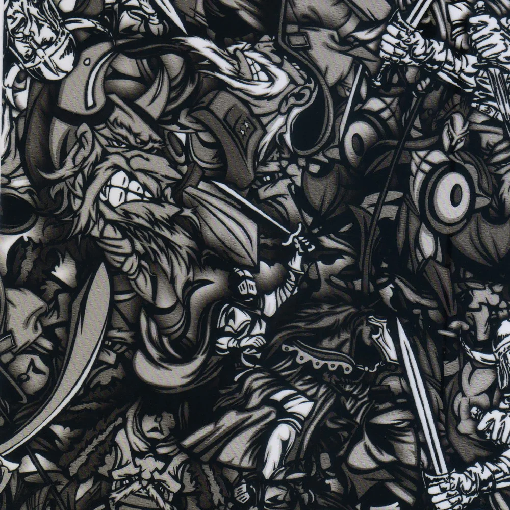 PVA Hydrographic Film Water Transfer Film Skull Hydro Film for Aqua Print