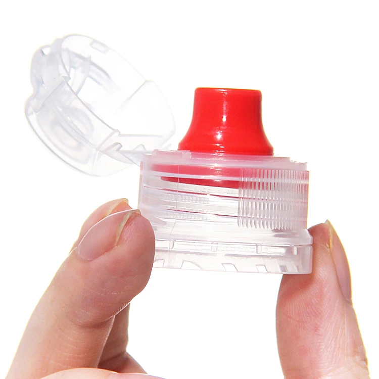 Hot Selling 28mm 30mm 38mm Pco 1810 1881 Plastic Flip Top Proof Cap For Sports Water Bottle