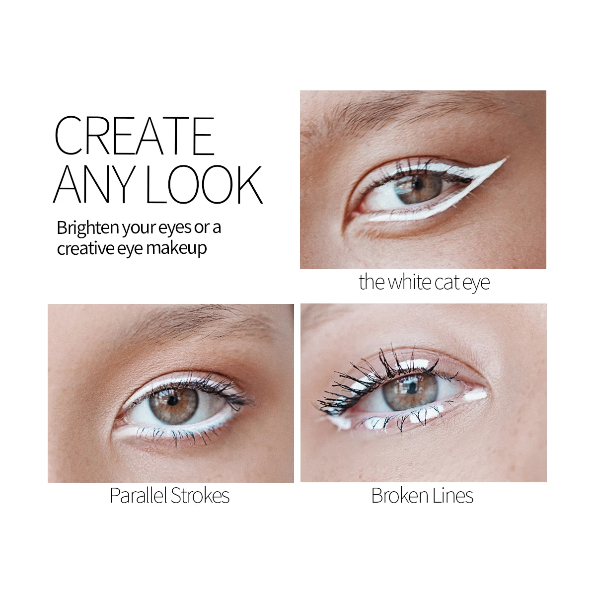 Menow P112 OEM\ODM private label makeup lasting waterproof Moist care silky white wooden Eyeliner cosmetics factory wholesale