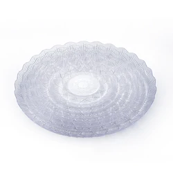 Manufacturer Customized High Quality Plastic Plate Eco Friendly Round Reusable Dinner Plate