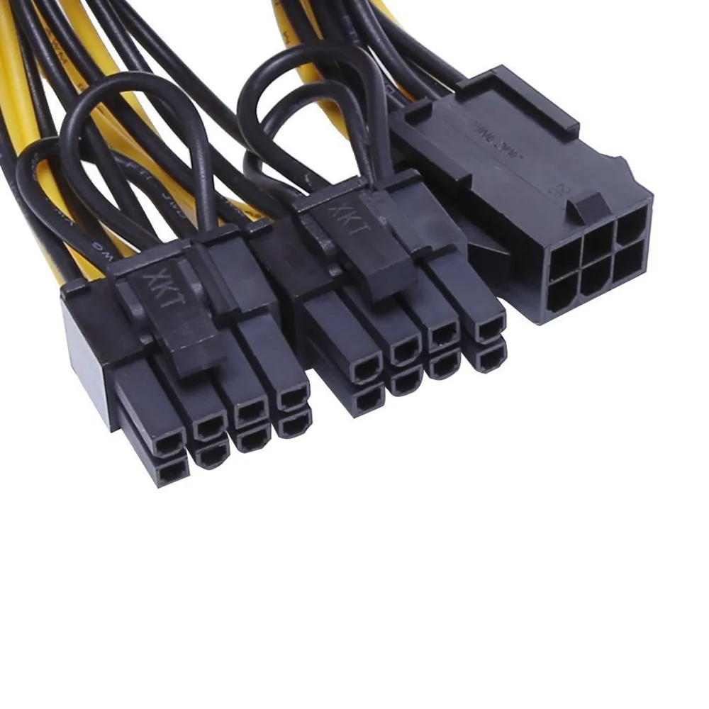 6-контактный 2 * 8-контактный (6 + 2) контактный Molex 6-контактный PCI E до 2 * PCIe 8 (6 + 2) Контактная видеокарта PCI-e VGA разветвитель Кабель питания