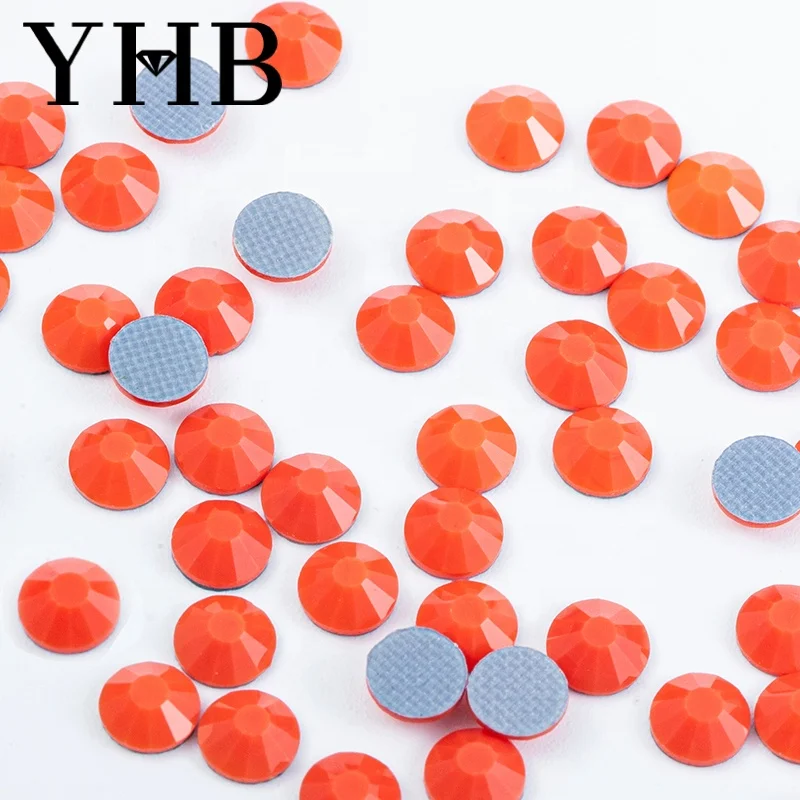  2020 YHB Заводские камни кристально прозрачные стразы горячей фиксации с плоской задней стороной стеклянные из