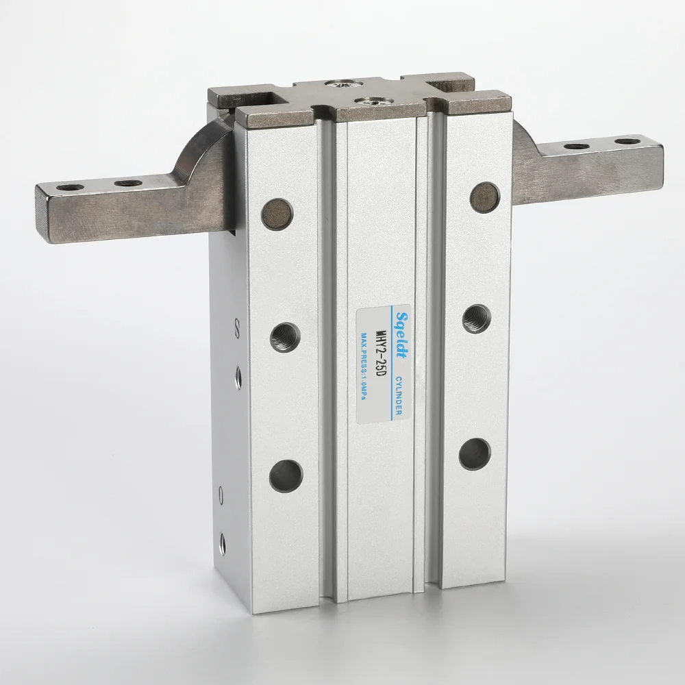 SMC type manipulator gripper 180 degree opening and closing pneumatic finger air  cylinder HFR/MHY2-16D/10D/20D/25D