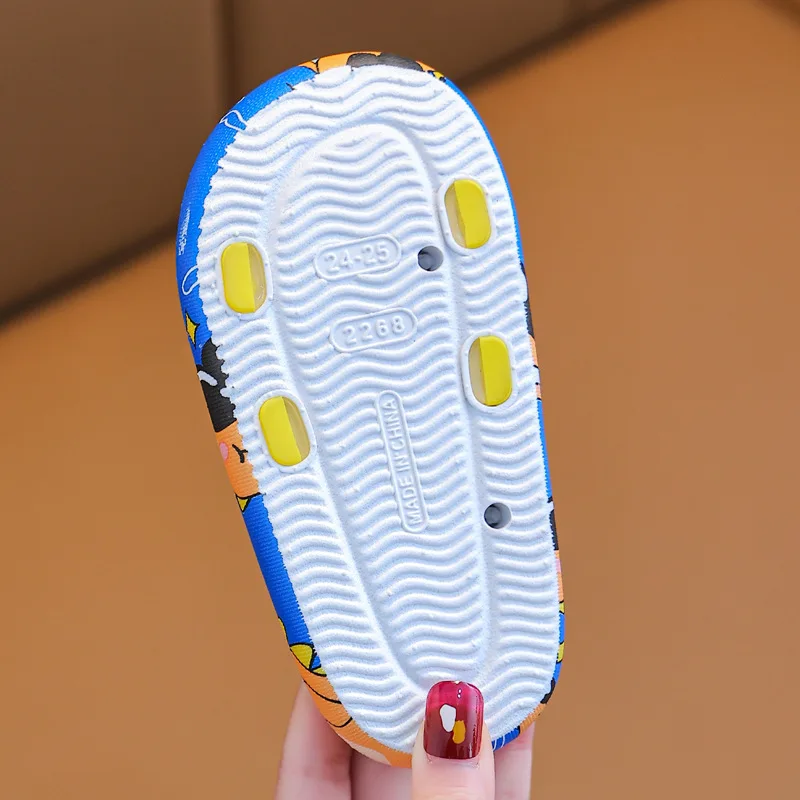 1-6 Years Kids Slippers Boys Cartoon Animal Anti-Slip Soft Summer Baby Slippers Beach Sandals Slipper Kids