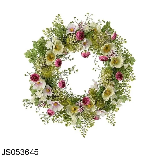 wholesale grapevine branches eucalyptus decorative flowers & wreaths artificial green color spring summer wreath