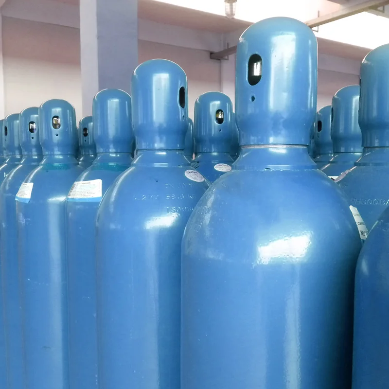 High Pressure Steel Seamless 40L 45L 50L Oxygen/Nitrogen/Argon/Co2/Acetylene/Helium/Hydrogen Gas Cylinders