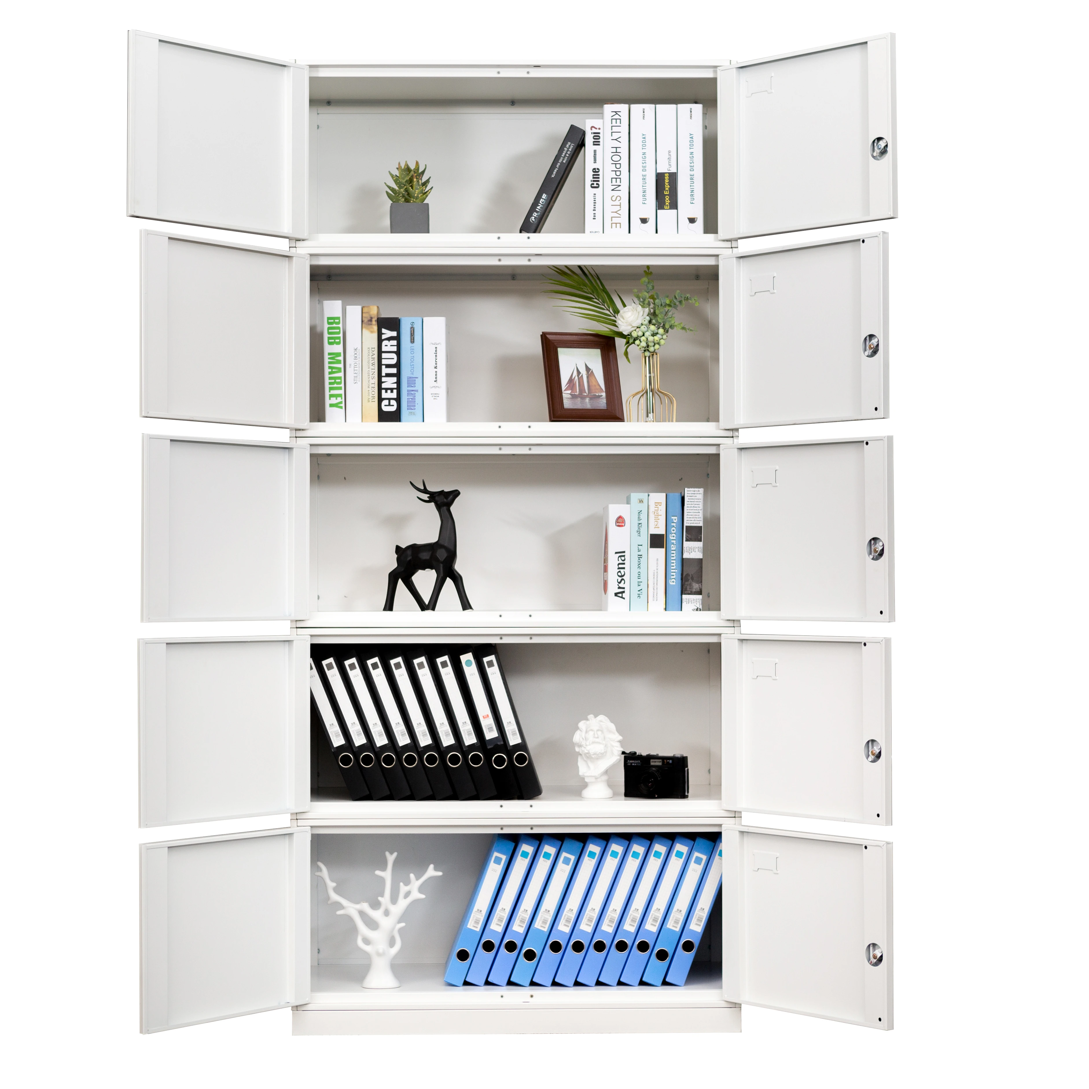 Modern wardrobe lockers cabinet with 10 door wardrobe closet