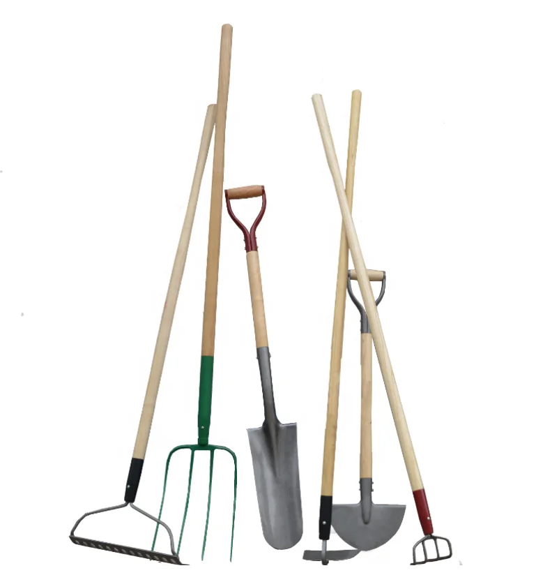 
China Factory Garden tools Shovel Spade Rake Hoe with Handle 