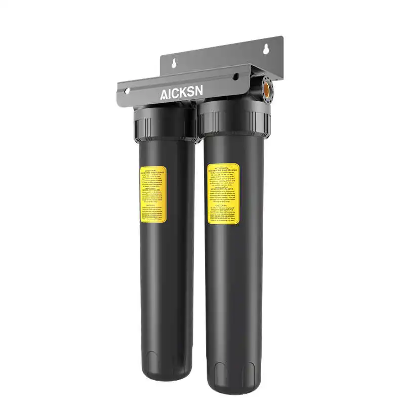 Aicksn Filter 2-Stage Big Blue Housing ACF Filtration System Water Filtration Purifier Water Purifying