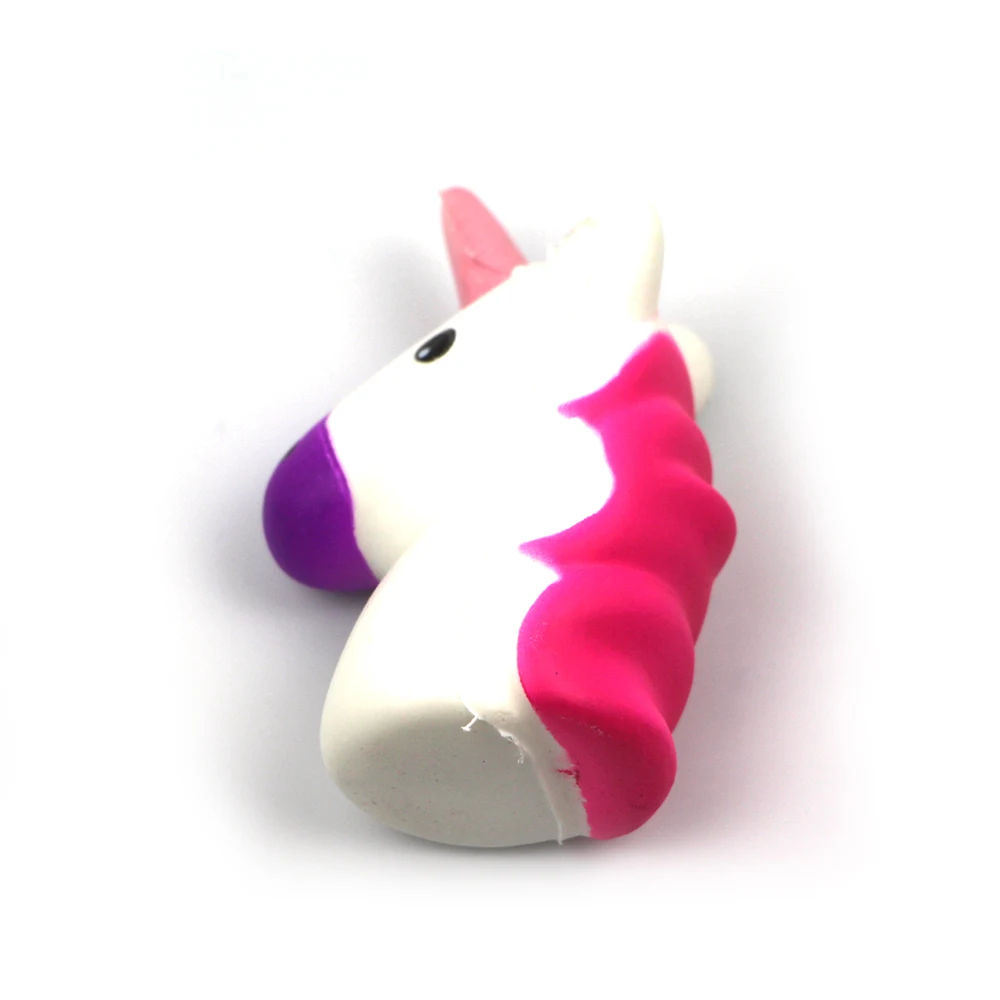 Eco-Friendly Article antistress squishy PU Foam Unicorn horse soft slow rising PU squishies stress toys