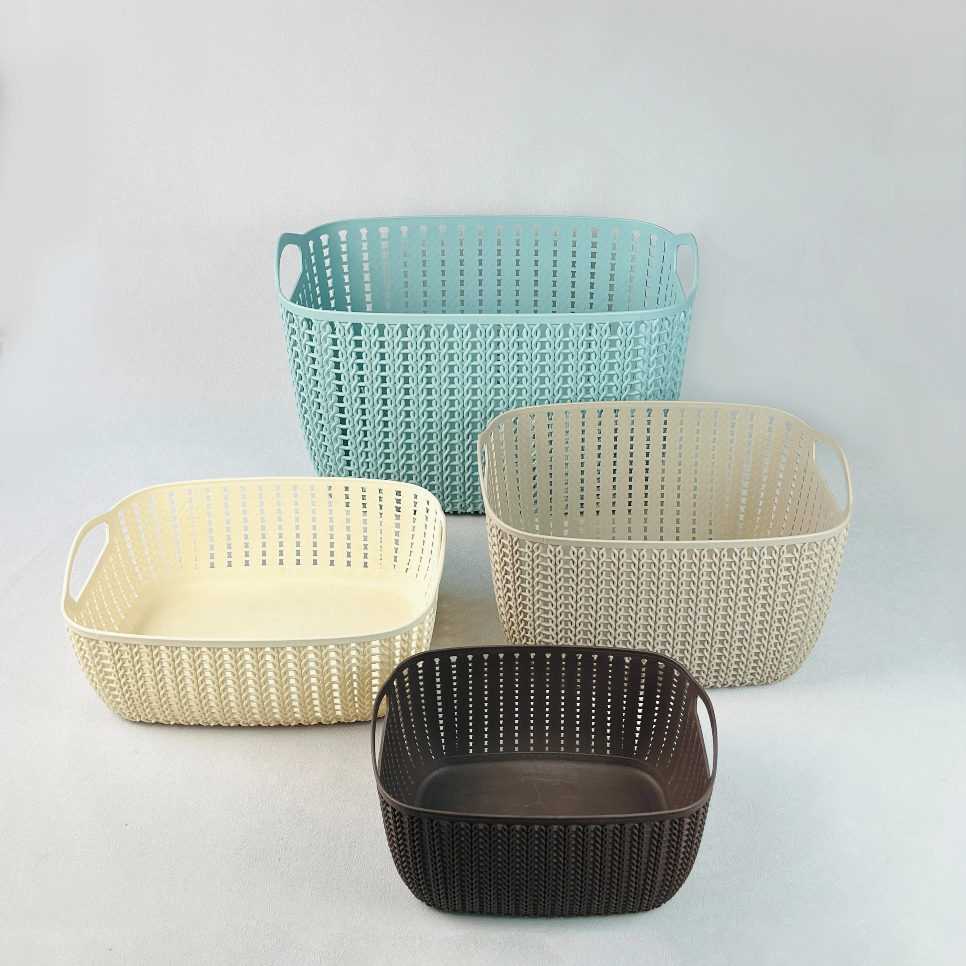 Household Plastic Vine-like Storage Box Desktop Clutter Storage Basket Bathroom Cosmetics Storage Basket