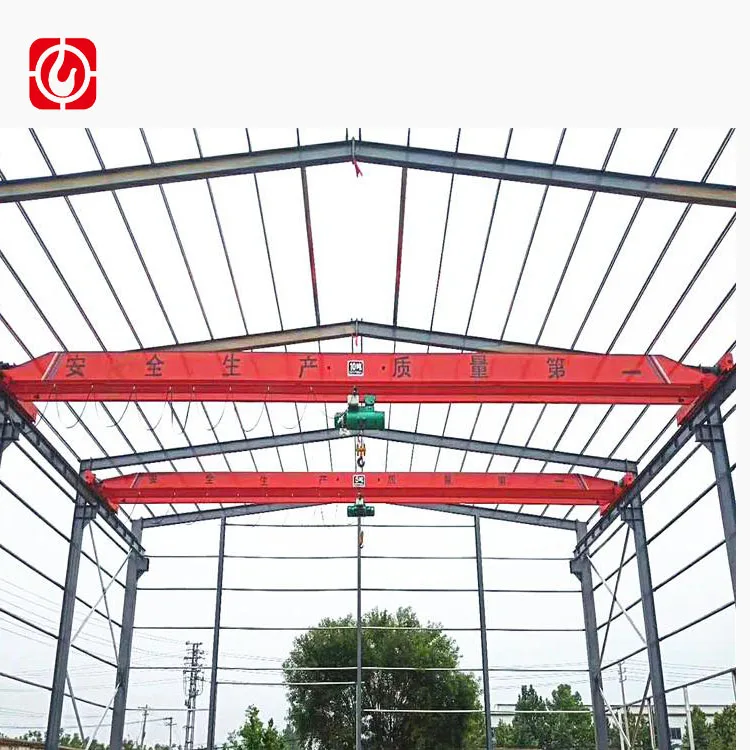 Durable Crane Single Girder 3t 5t10t 20 Ton Electric Wire Rope Electric Hoist Overhead Bridge Crane with Travelling Hoist