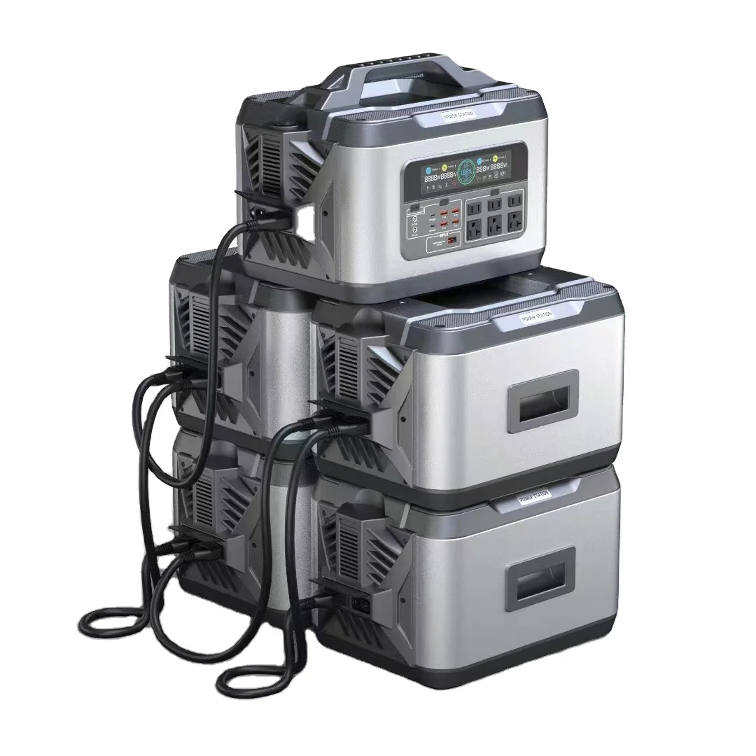 Factory Directly Portable Solar Power Bank 20000 mAh Solar Generator Fast Charging For 3000W Home Camping Emergency Power