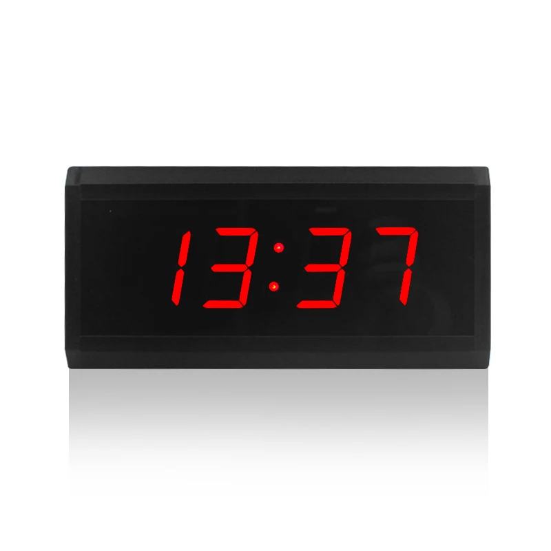 Custom China Factory Price Mini Aluminum Alloy  Muti-function Rechargeable LED Digital Clock