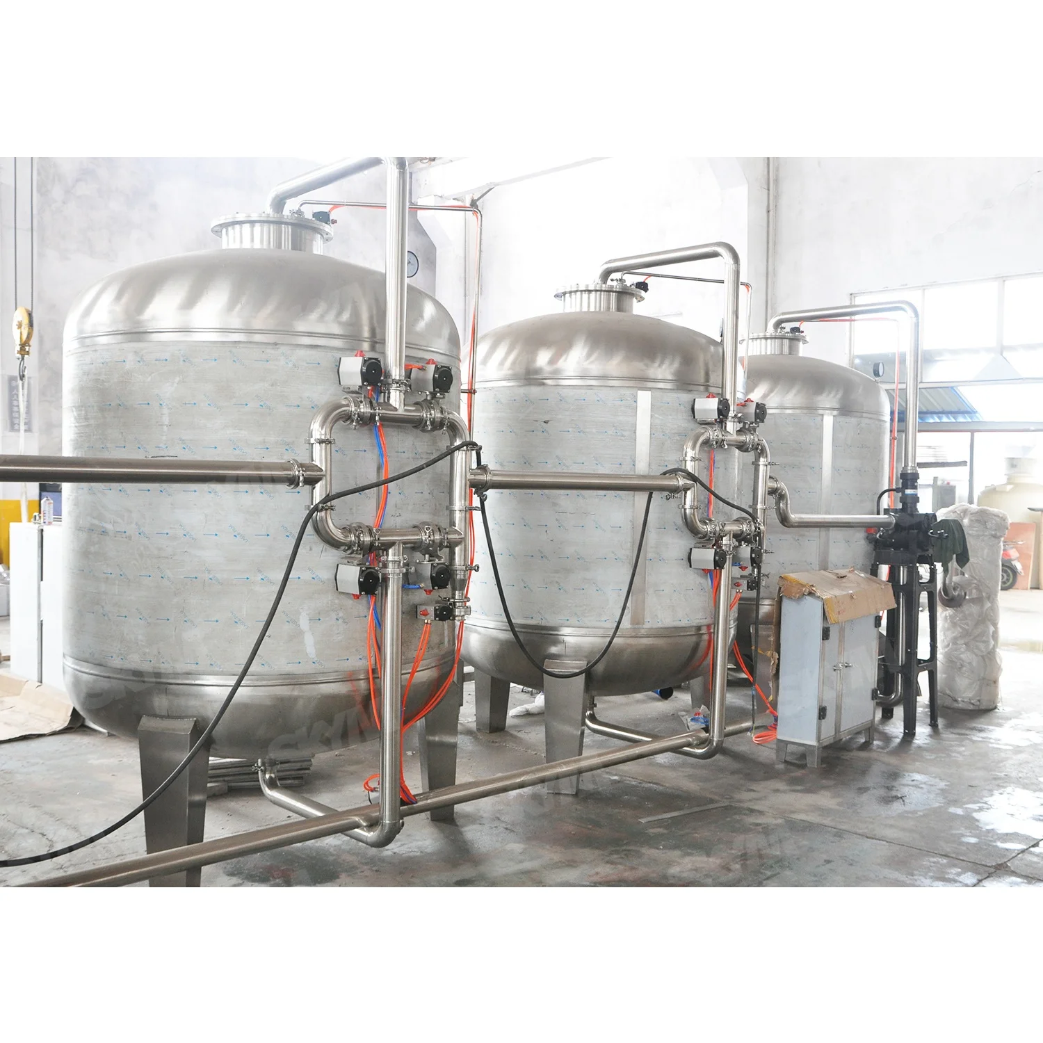 A-Z Complete Line Reverse Osmosis System Filtration Plant Machines 20000Lph  Water Ro Treatment System