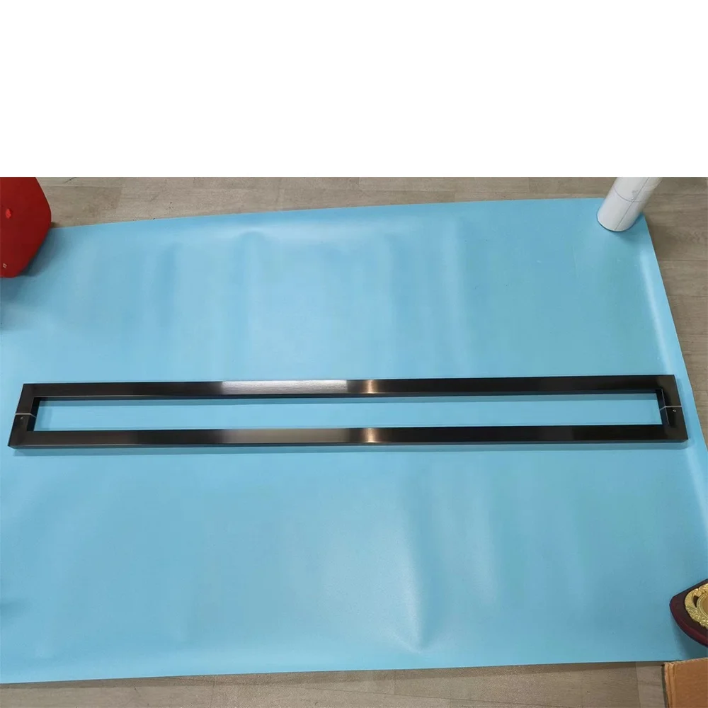 chrome gold glass door pull handles modern commercial stainless steel black door handle