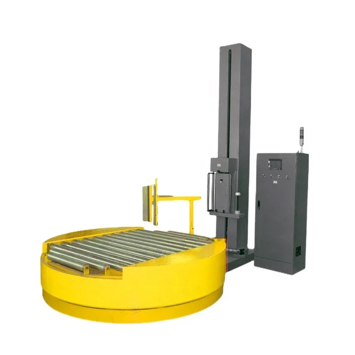 Conveyor Type Fully Automatic Packing Pallet Wrap Machine