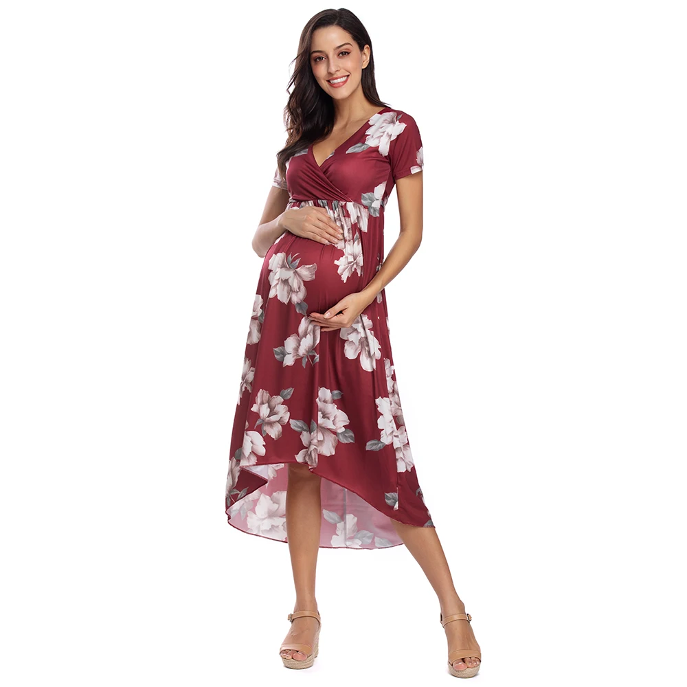 New Fashion Soft Summer Maternity Breastfeeding Nursing Dress