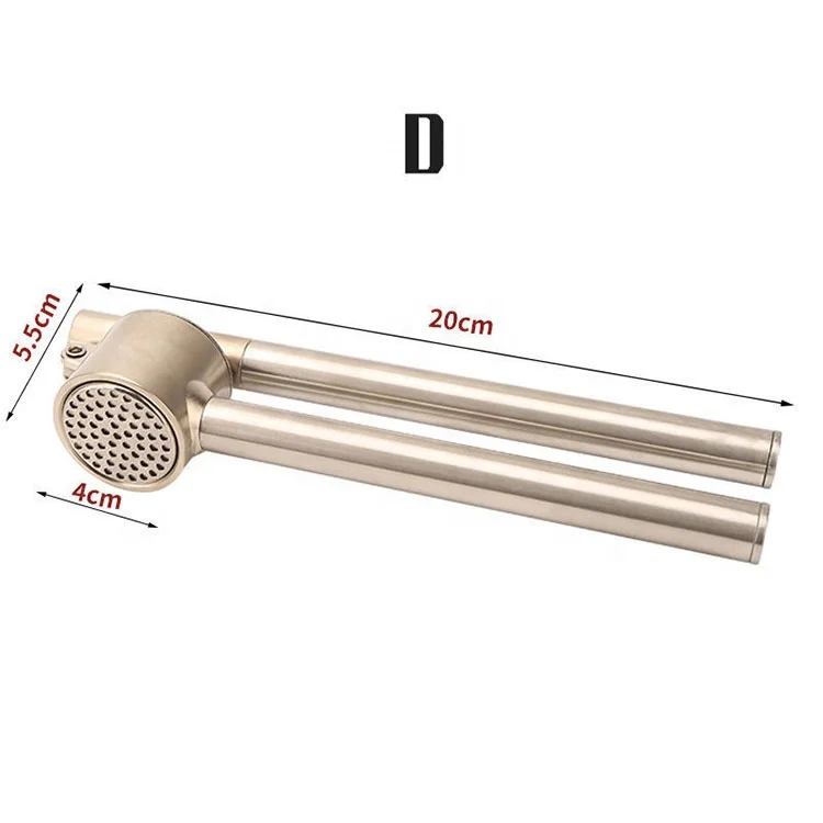 Amazon hot selling Kitchen Stainless Steel Mash the garlic Hand garlic cutter  Kitchen Gadgets