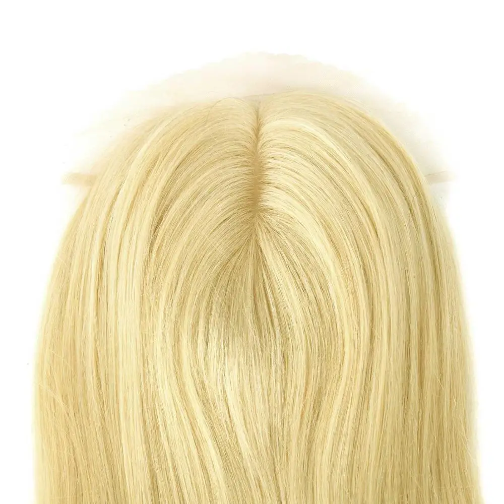 
Neitsi 20iNCH 6x6.5 straight hair cuticle aligned virgin european human hair toppers top hair pieces for women 