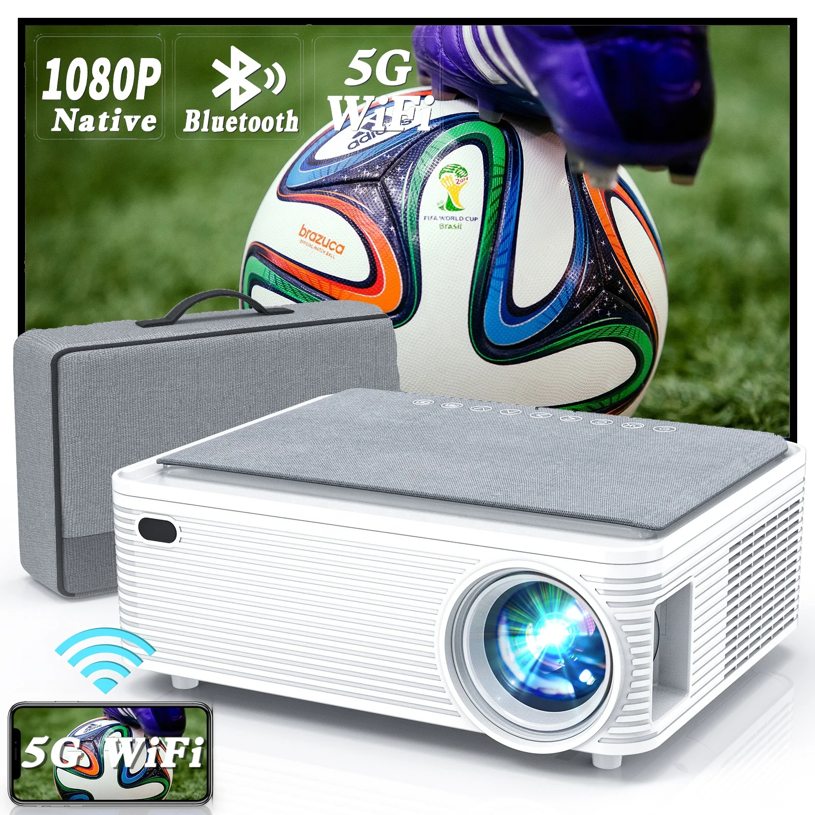 ZAOLIGHTE X5 Top 10 Smart Light 7D Hologram Short Throw Bi Led Laser Projector 4K